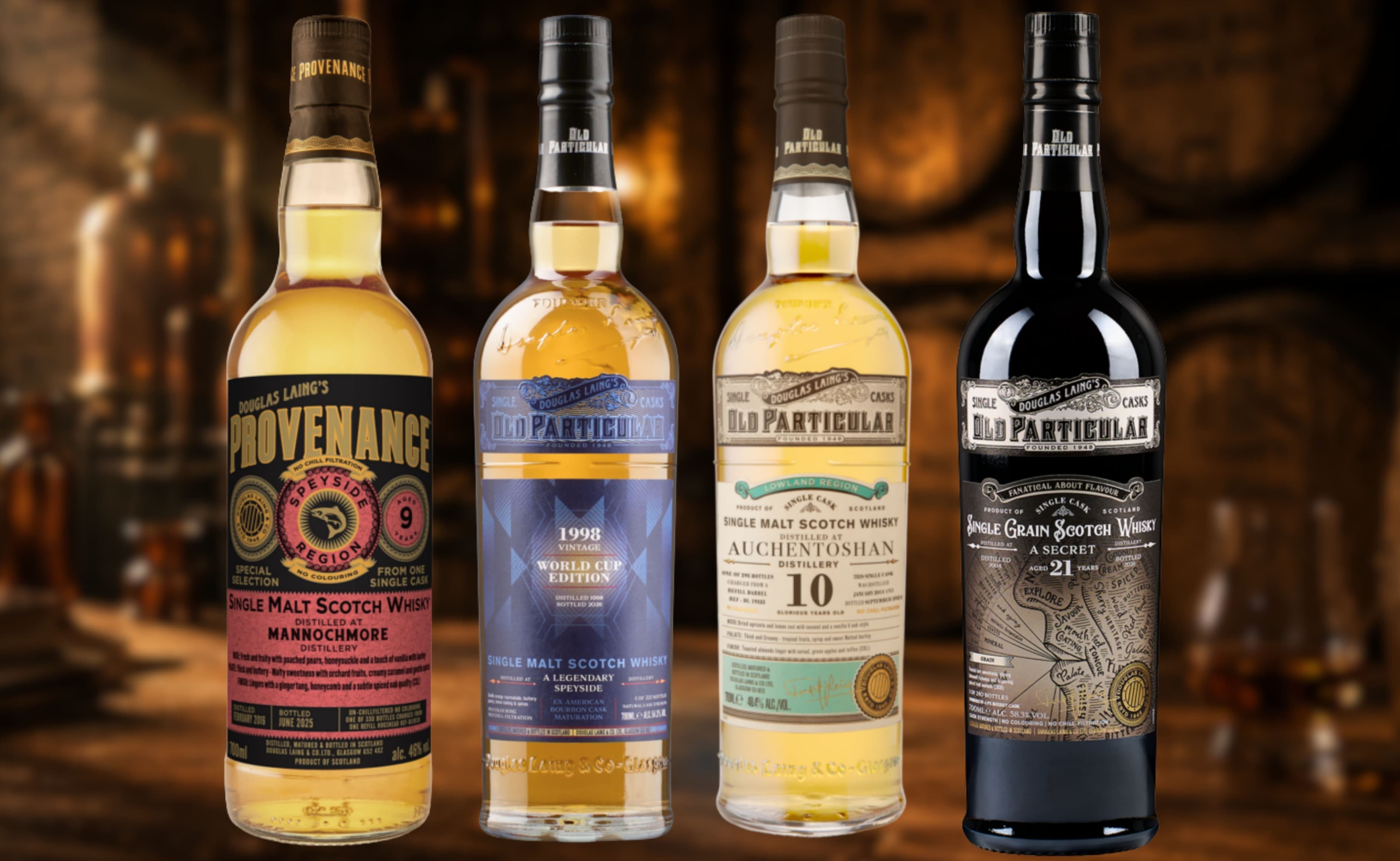 Douglas Laing Unveils Four Distinct Single Cask Whiskies for Summer