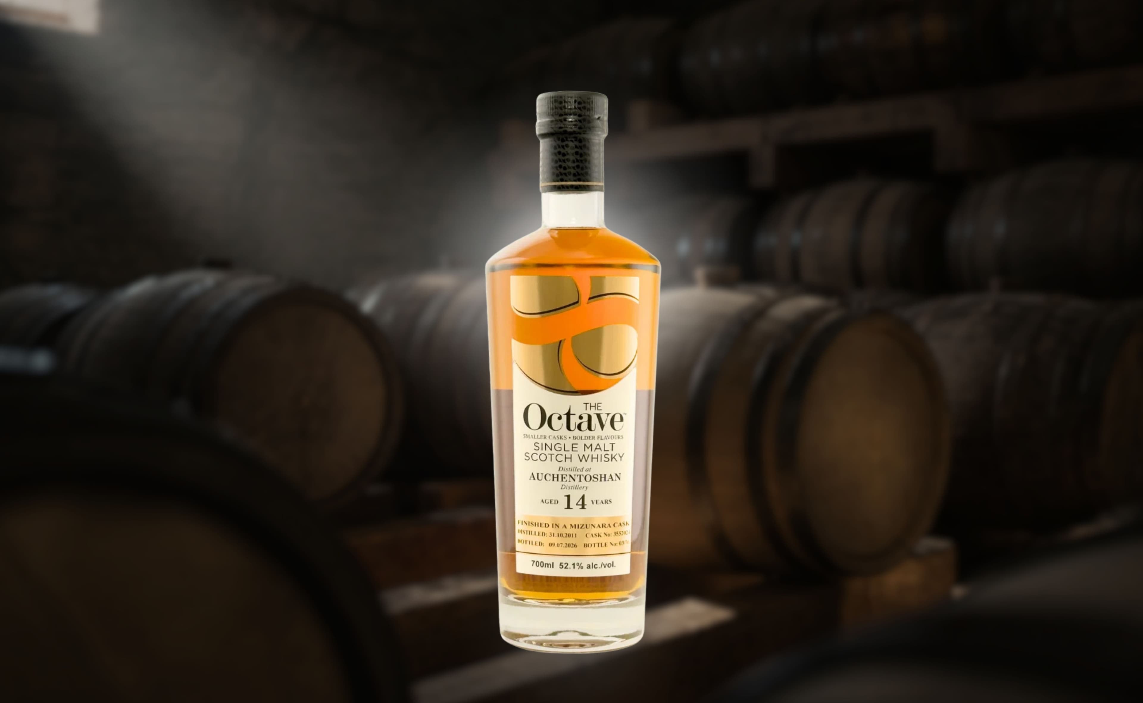 Duncan Taylor Dévoile l'Auchentoshan 14 Octave Fini en Mizunara