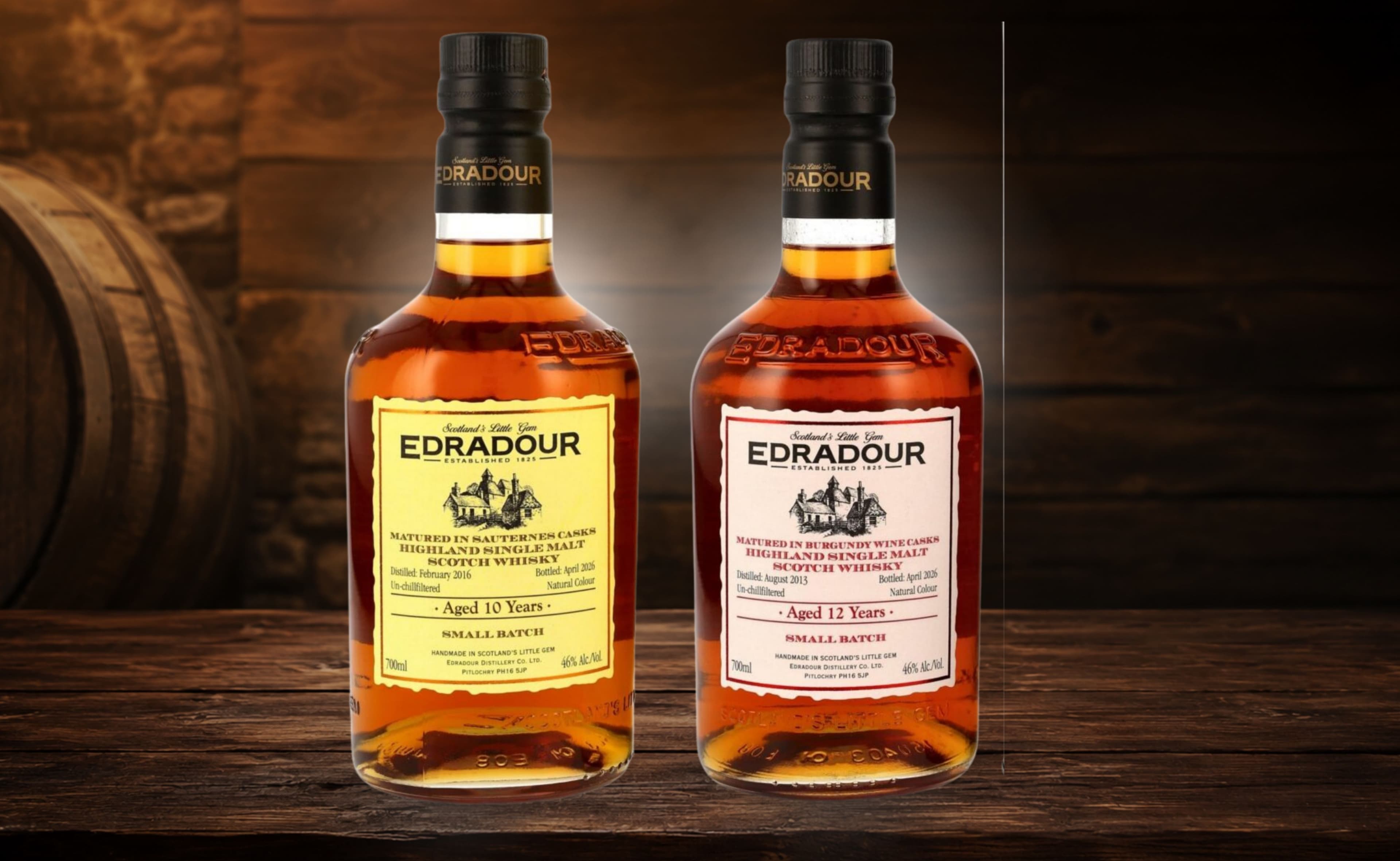 Edradour Svela Piccole Partite di Botti di Sauternes e Borgogna