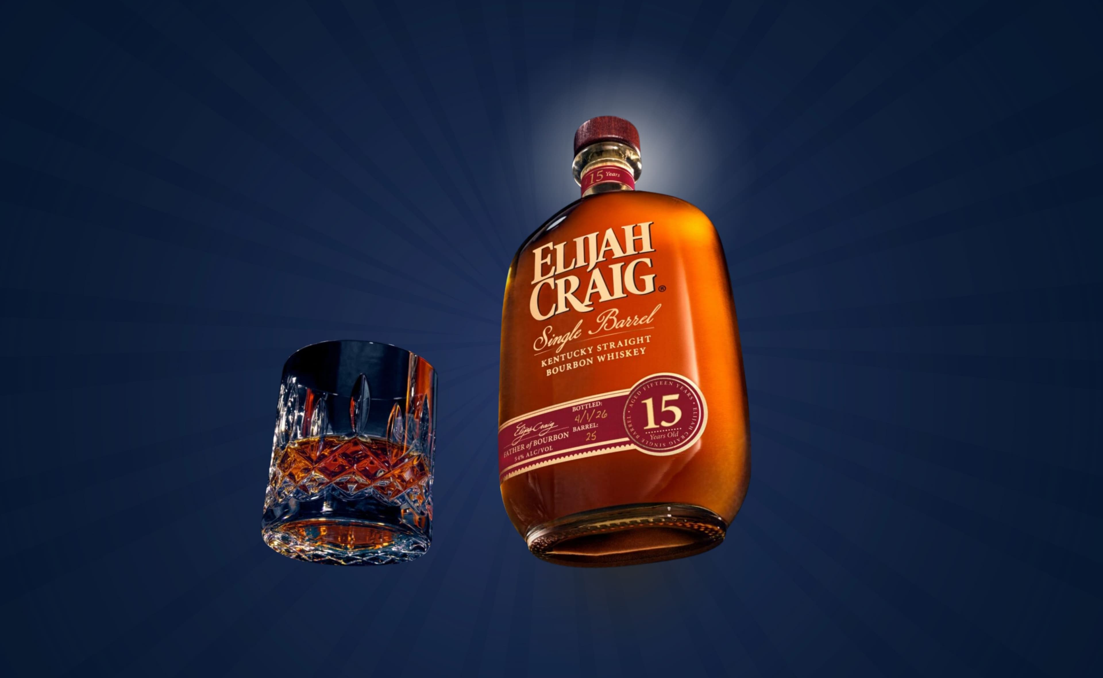 Elijah Craig Dévoile Son Premier Bourbon Single Barrel de 15 Ans