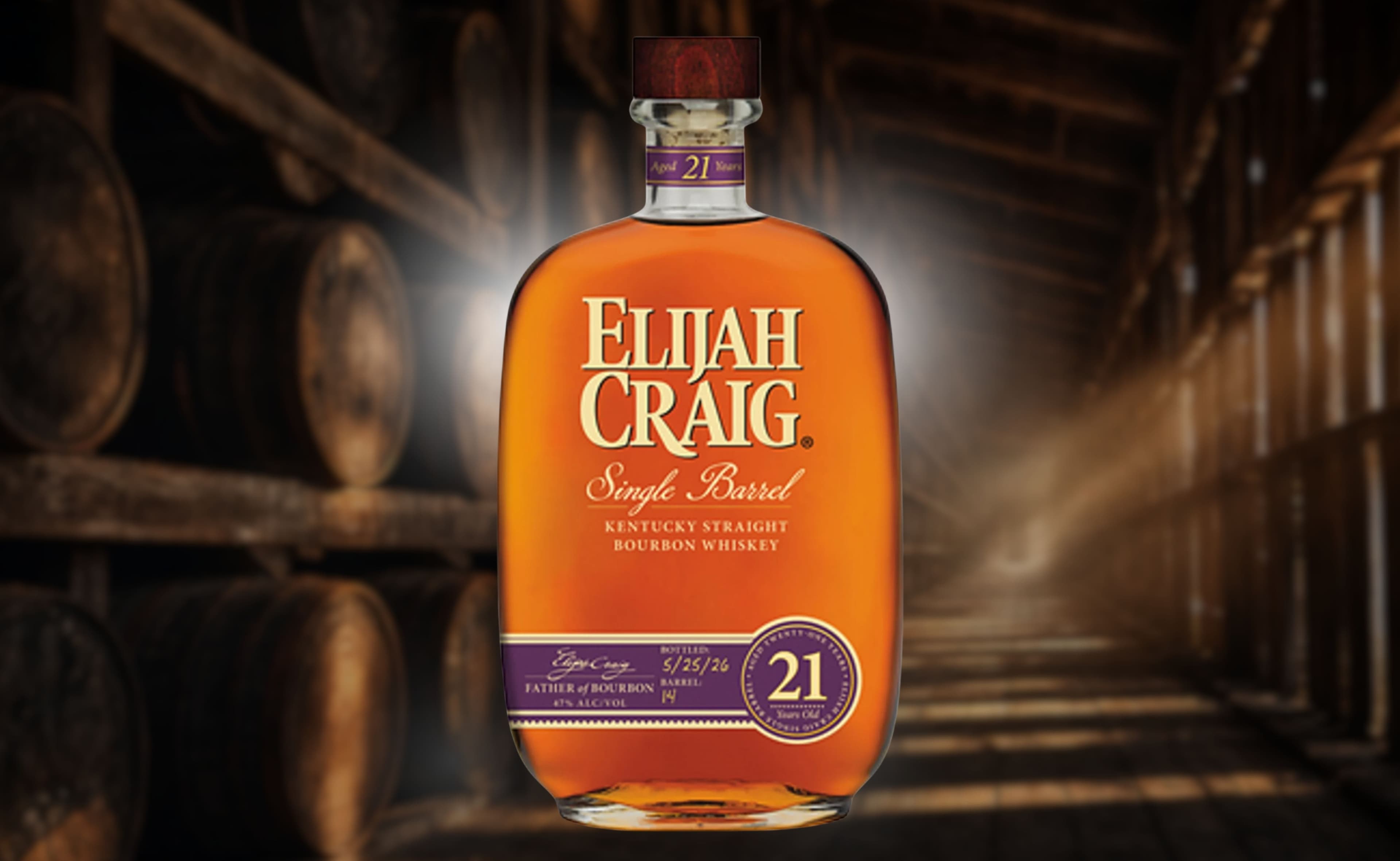 Elijah Craig Revives 21-Year-Old Single Barrel Bourbon