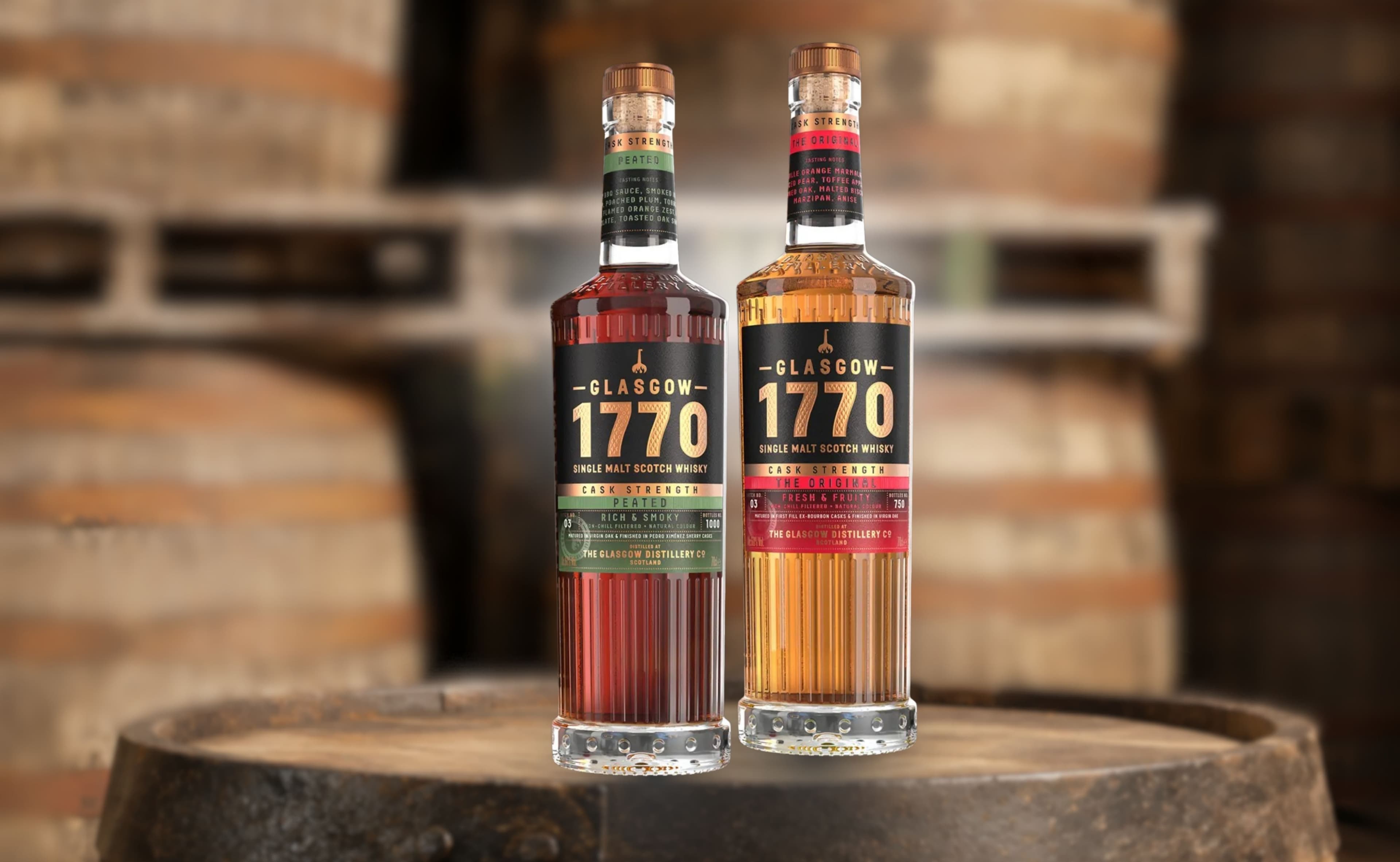 Glasgow Distillery präsentiert Glasgow 1770 Cask Strength Batch 3
