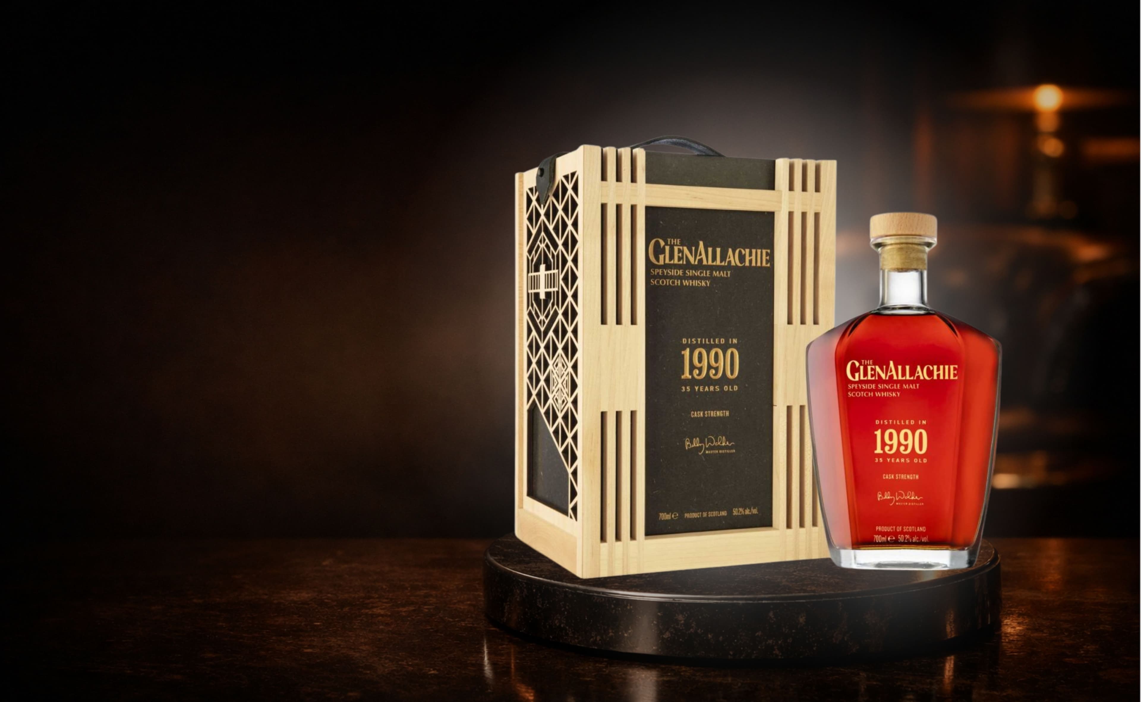 GlenAllachie Single Malt Cask Strength 35 Anni 1990