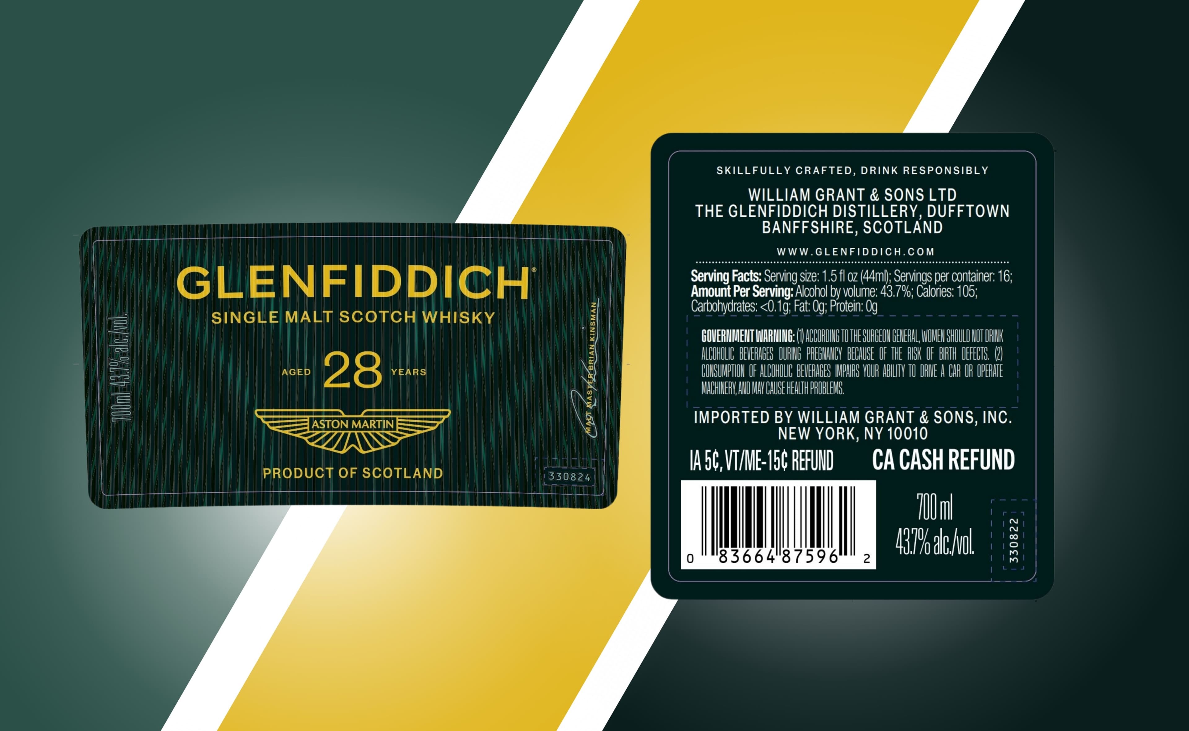 Glenfiddich et Aston Martin dévoilent un Single Malt de Luxe de 28 Ans