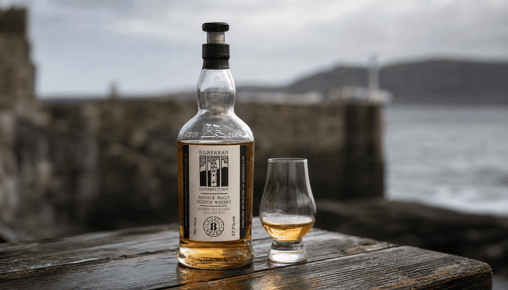 Kilkerran 8 Years Old Cask Strength Bourbon Cask Matured 57.7% - Jeune d'Âge, Grand de Caractère