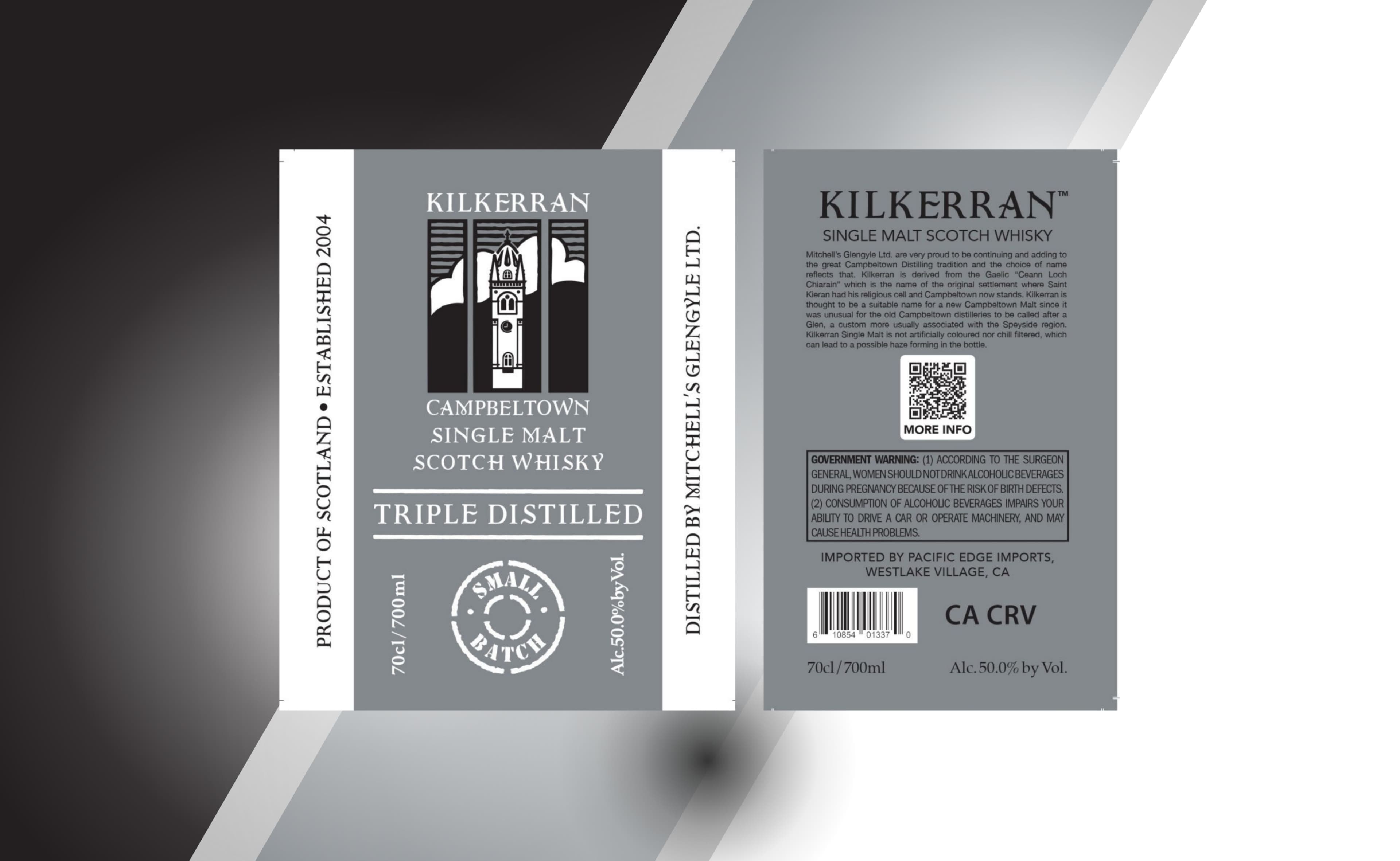 Kilkerran Triple Distilled Joins Glengyle Core Range