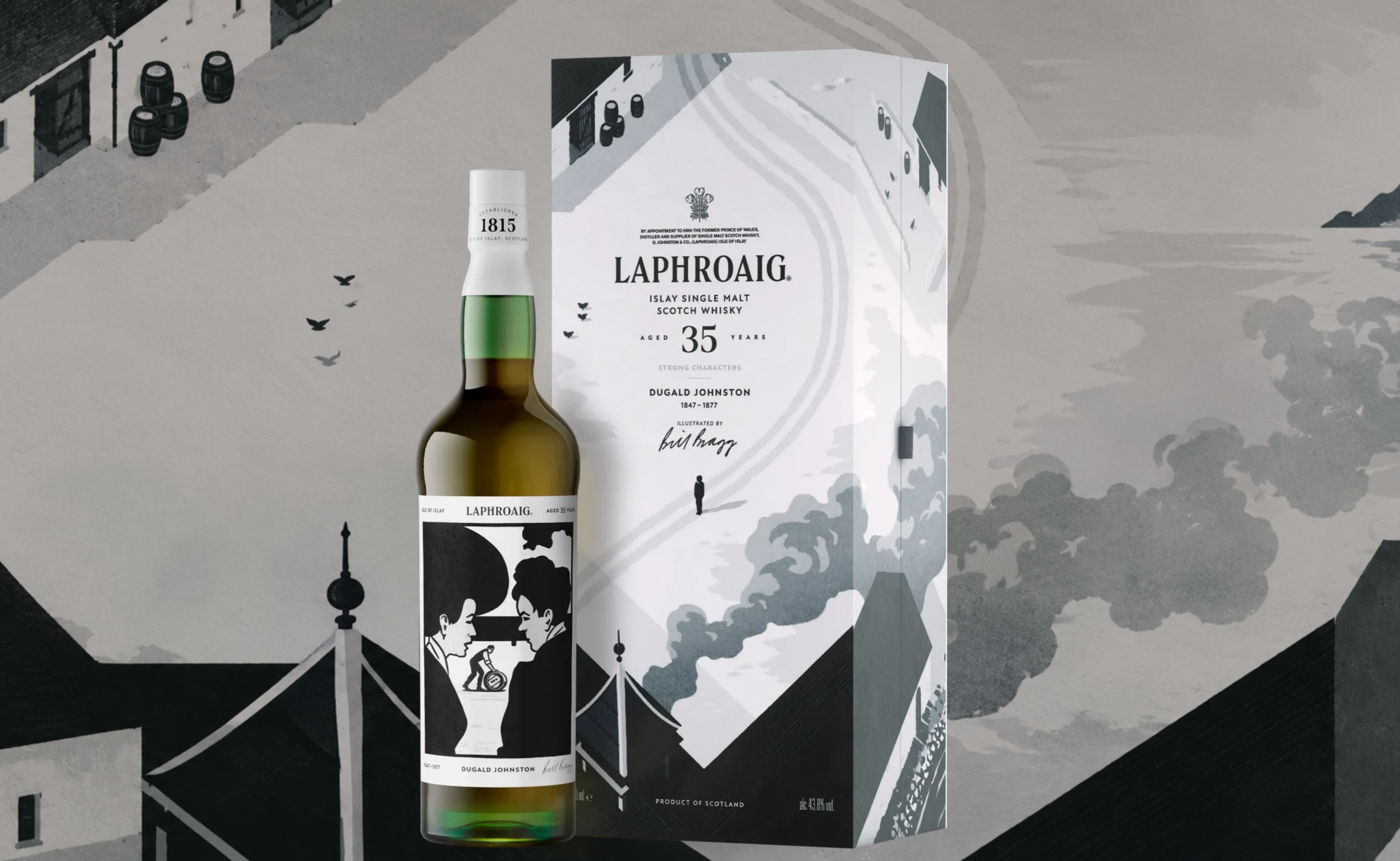 Neuer Release: Laphroaig 35 Jahre Chapter 2 ehrt Dugald Johnston in der Strong Characters Serie