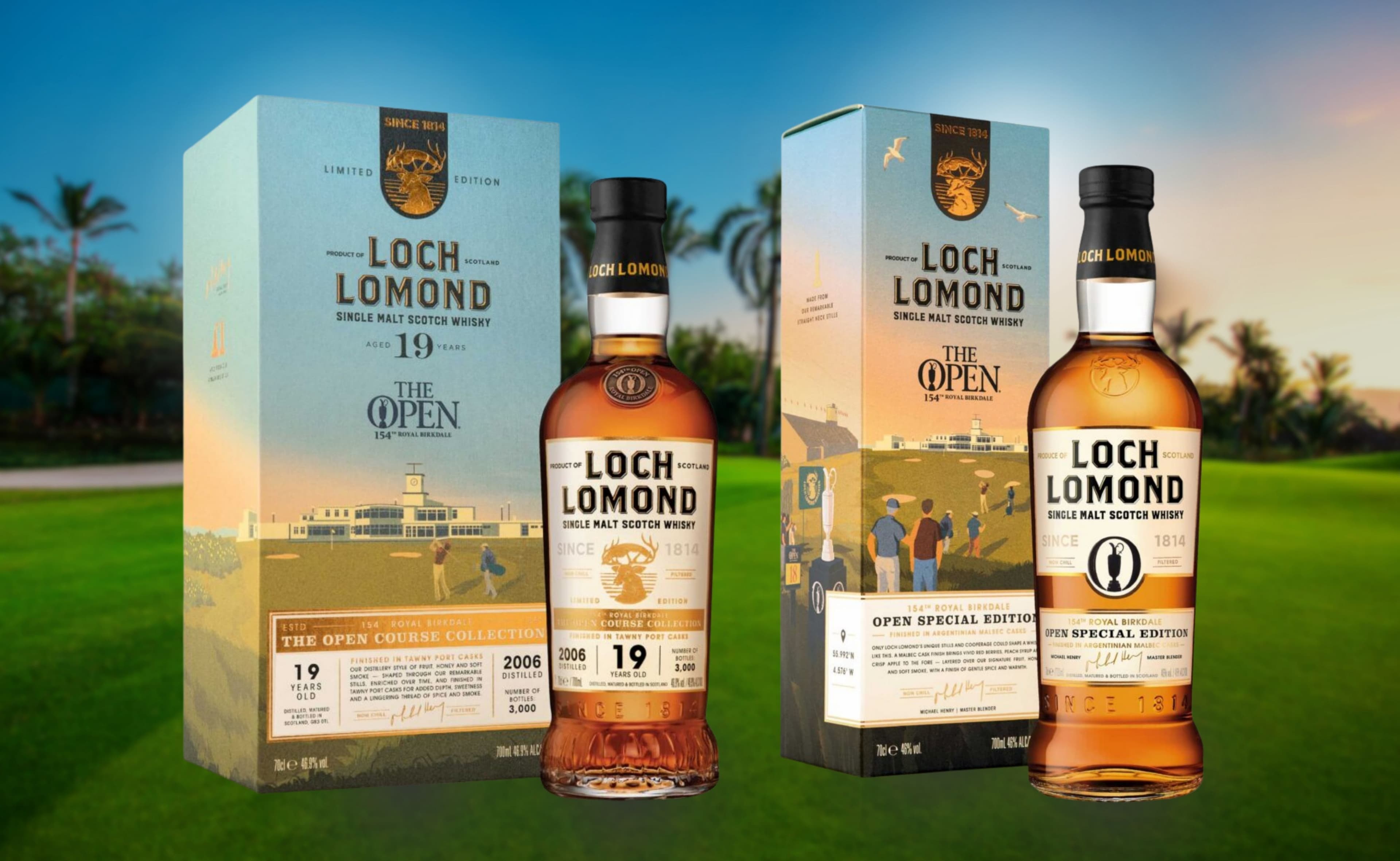 Loch Lomond stellt zwei limitierte Whiskys für The Open 2026 vor