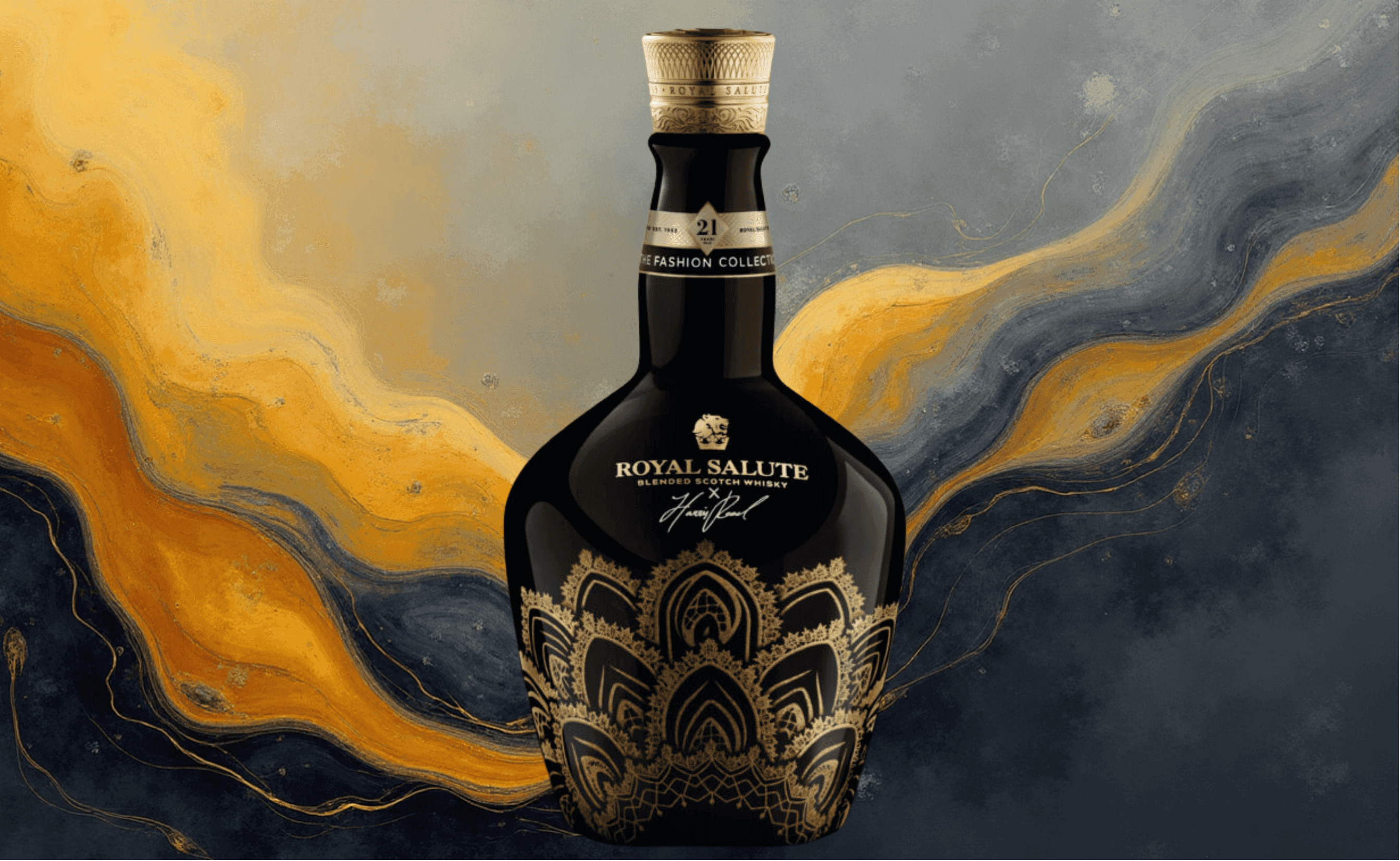 Fashion Meets Scotch: The New Royal Salute 21 Years Harris Reed Edition II