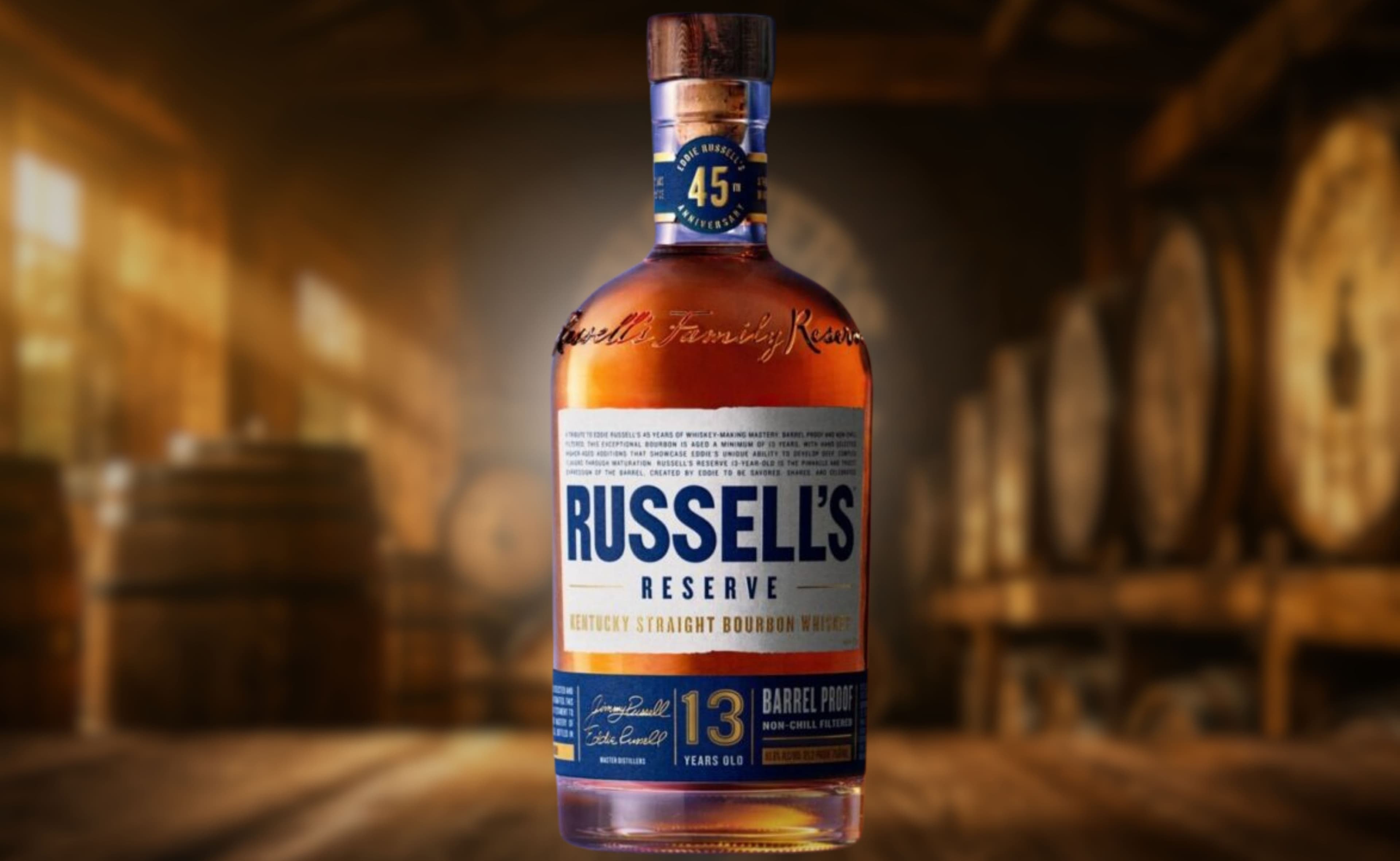 Russell's Reserve 13 Ans Rend Hommage aux 45 Ans d'Eddie Russell
