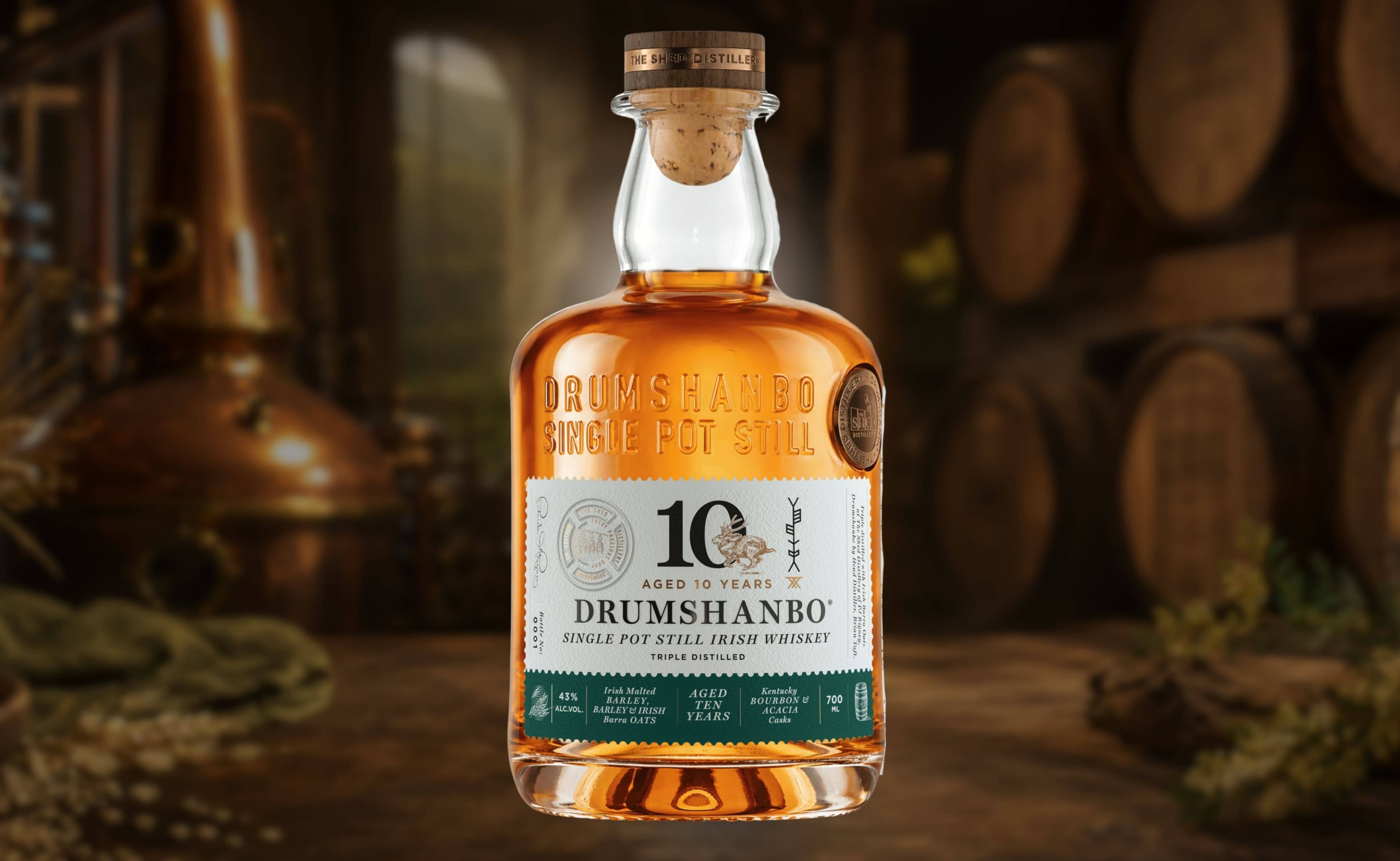 Shed 10 Years Old Drumshanbo: The Shed Distillery's First Decade-Aged Irish Whiskey