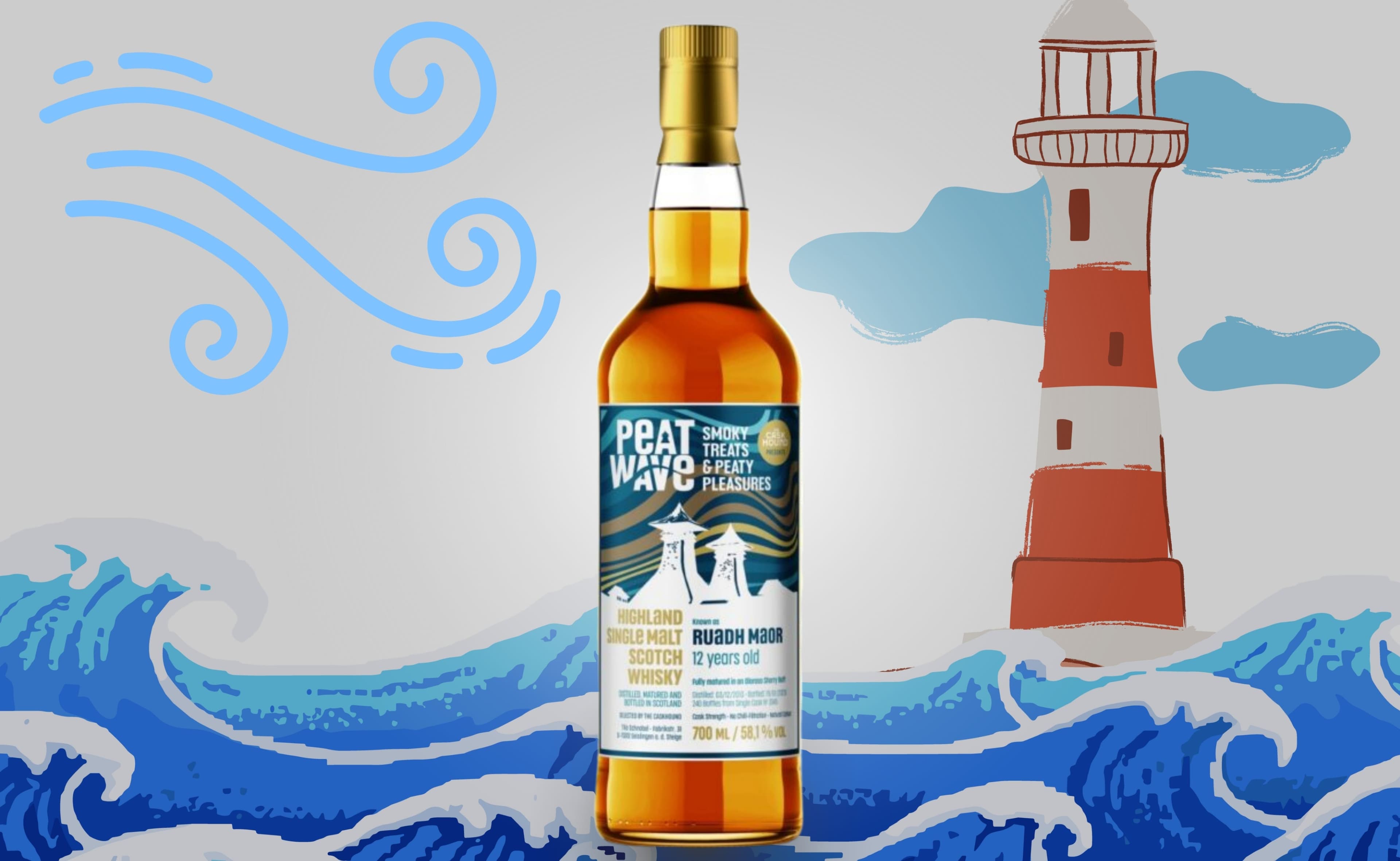 Rauchiger Highland Sherry: Glenturret 12 Jahre Ruadh Maor von THE CASKHOUND