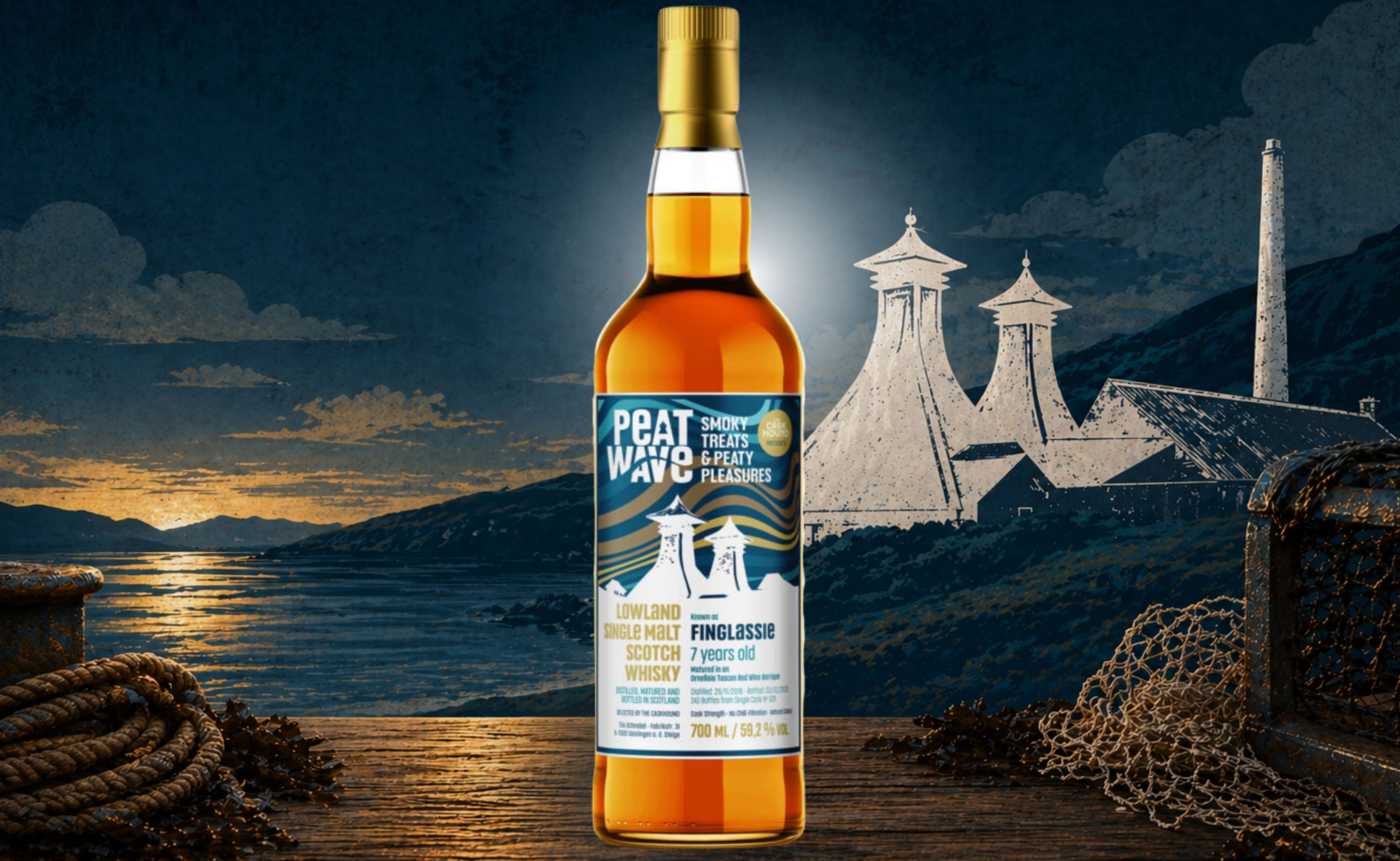 Smoky Lowland Malt Meets Tuscan Wine: InchDairnie 7YO Peatwave