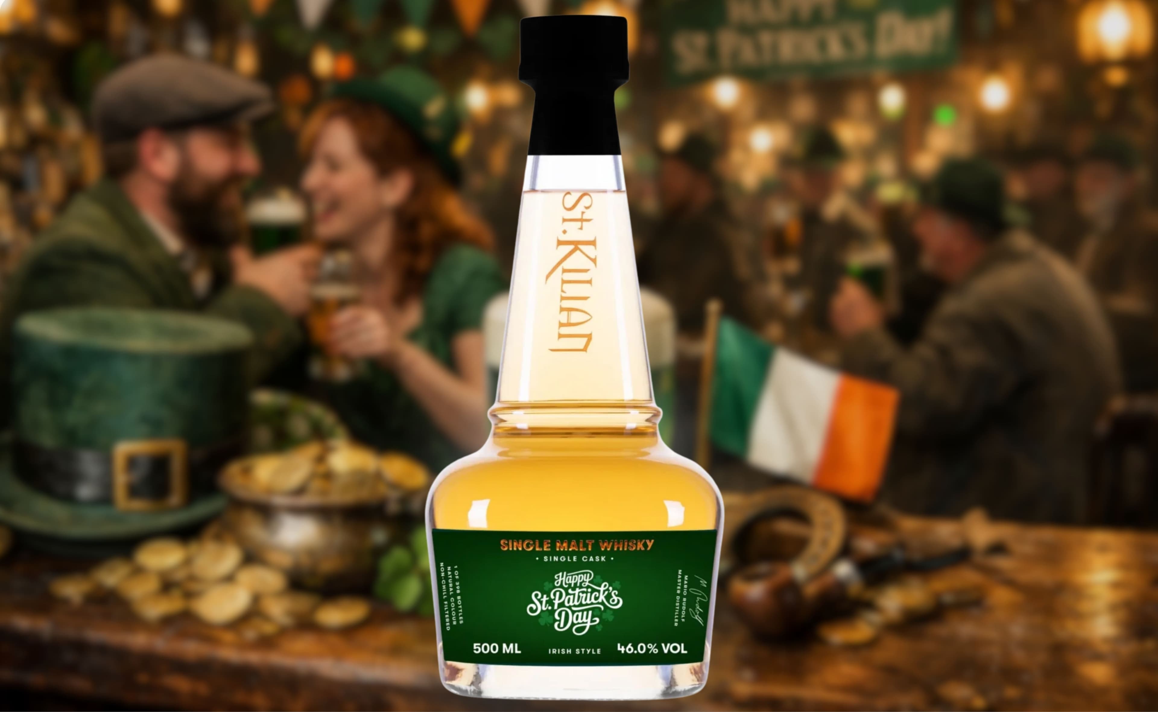 St. Kilian 7 Jahre Irish-Style Single Malt: St. Patrick's Day 2026 Veröffentlichung