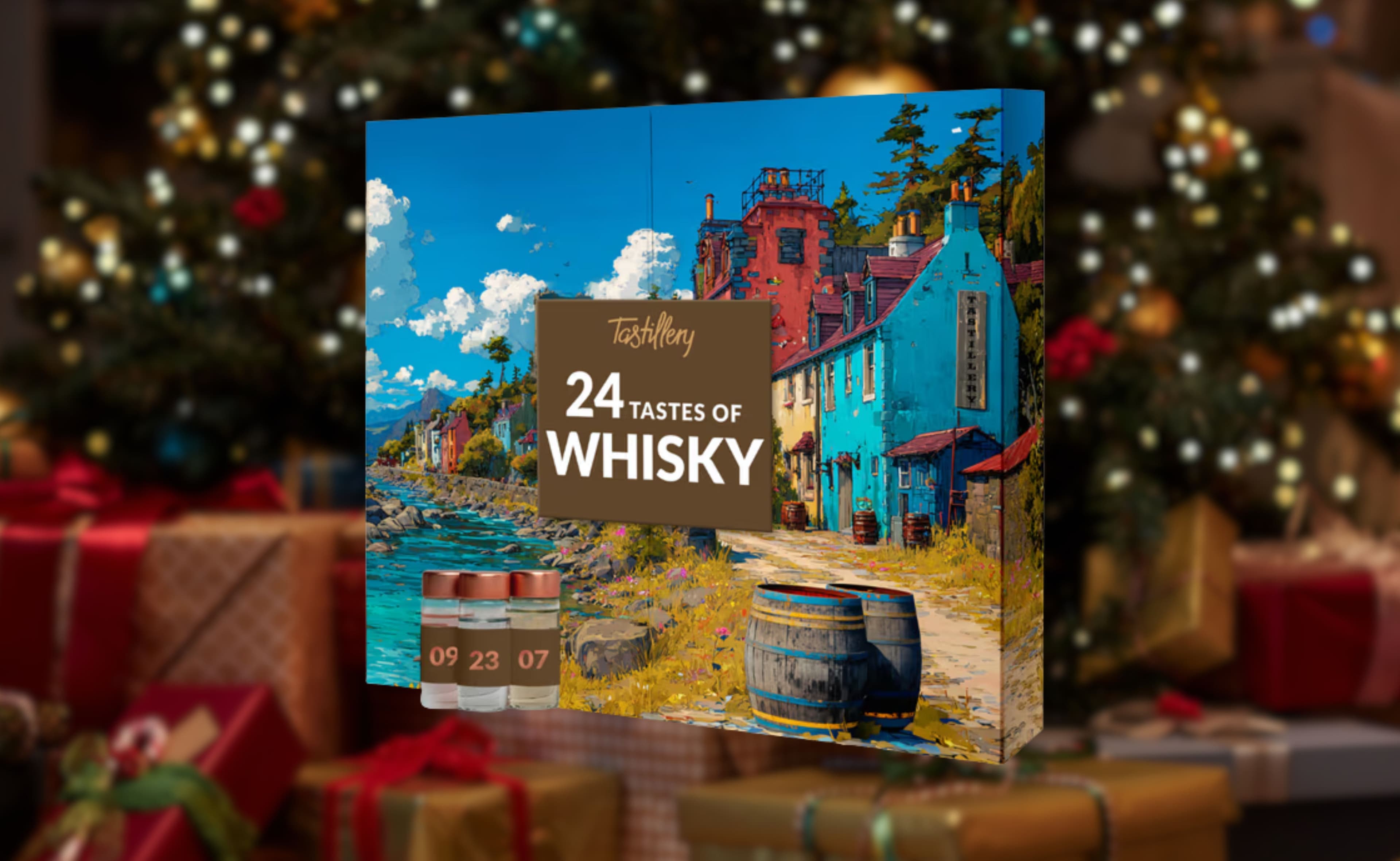 Calendario dell'Avvento Tastillery 24 Tastes Of Whisky 2026: degustazione alla cieca da 10 paesi