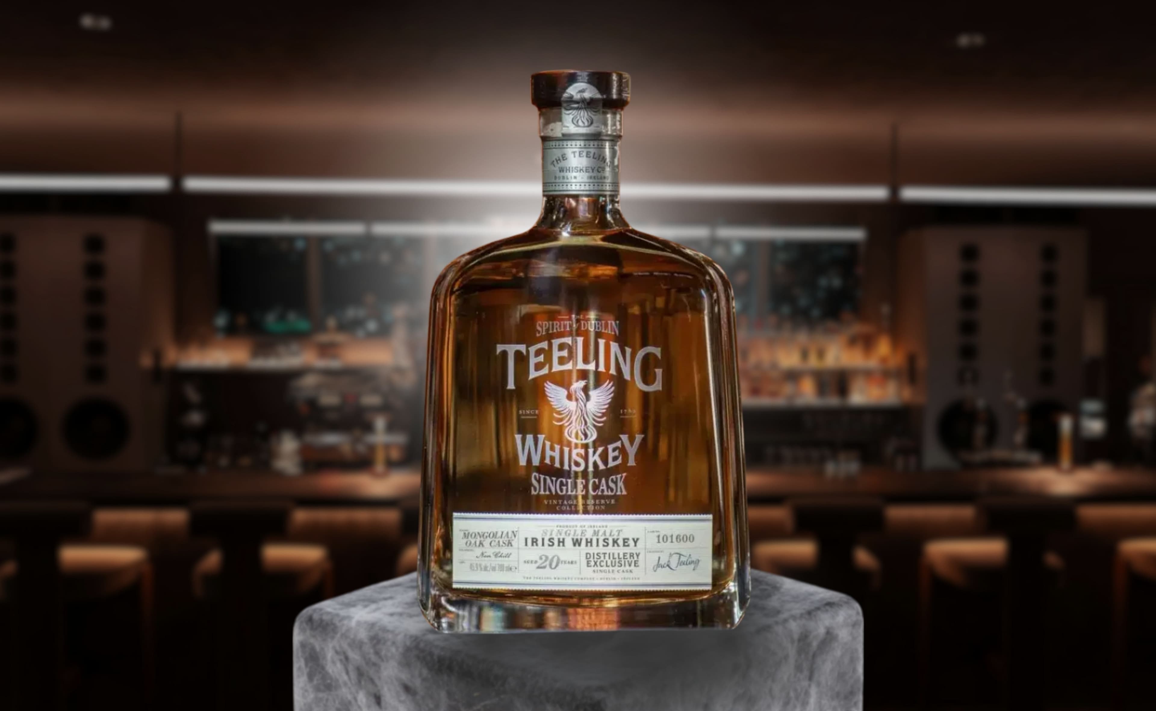 Teeling 20 Jahre Alter Single Malt, gereift in seltener mongolischer Eiche