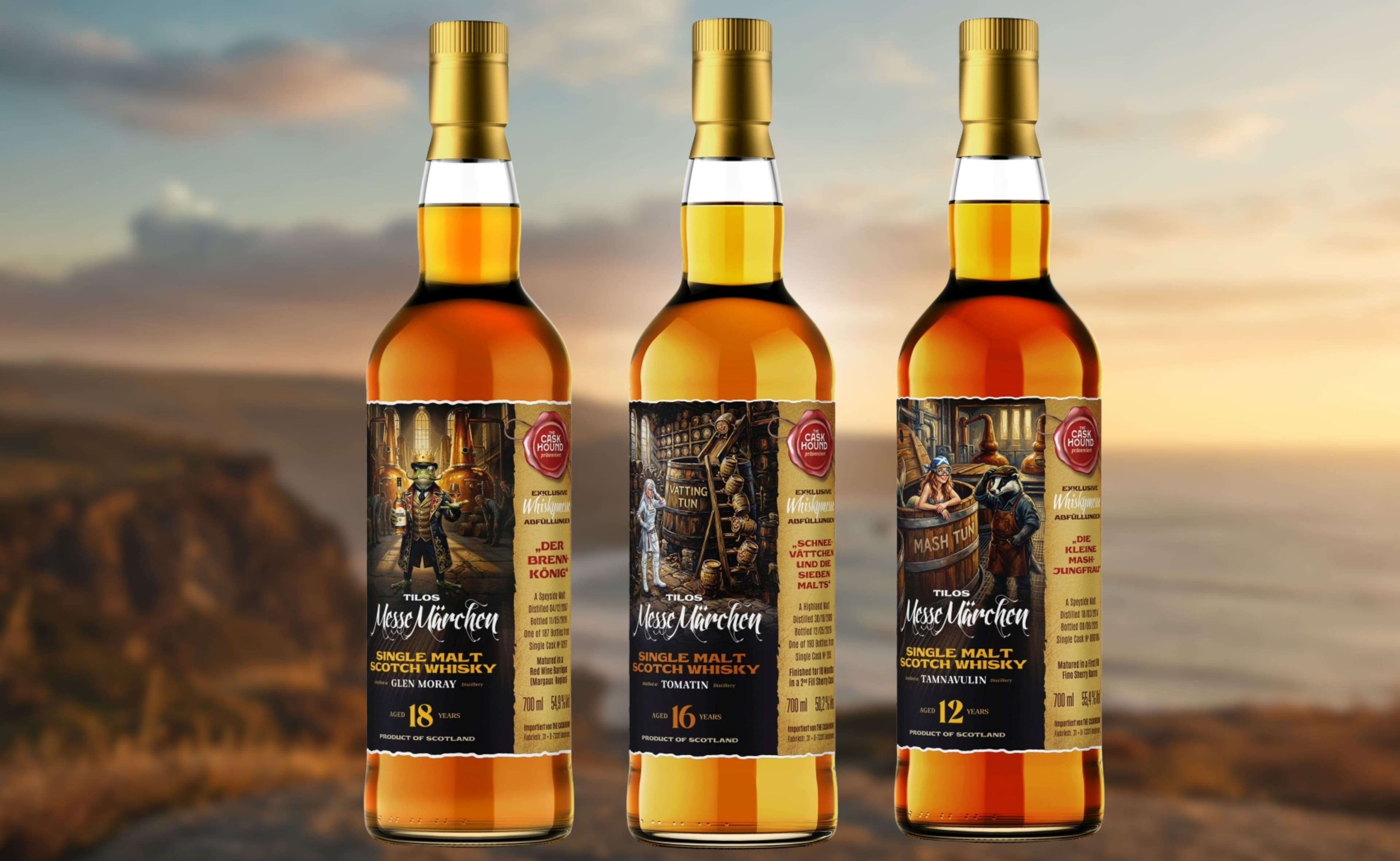 The Caskhound Unveils Tilo's Messe-Marchen Whisky Trio