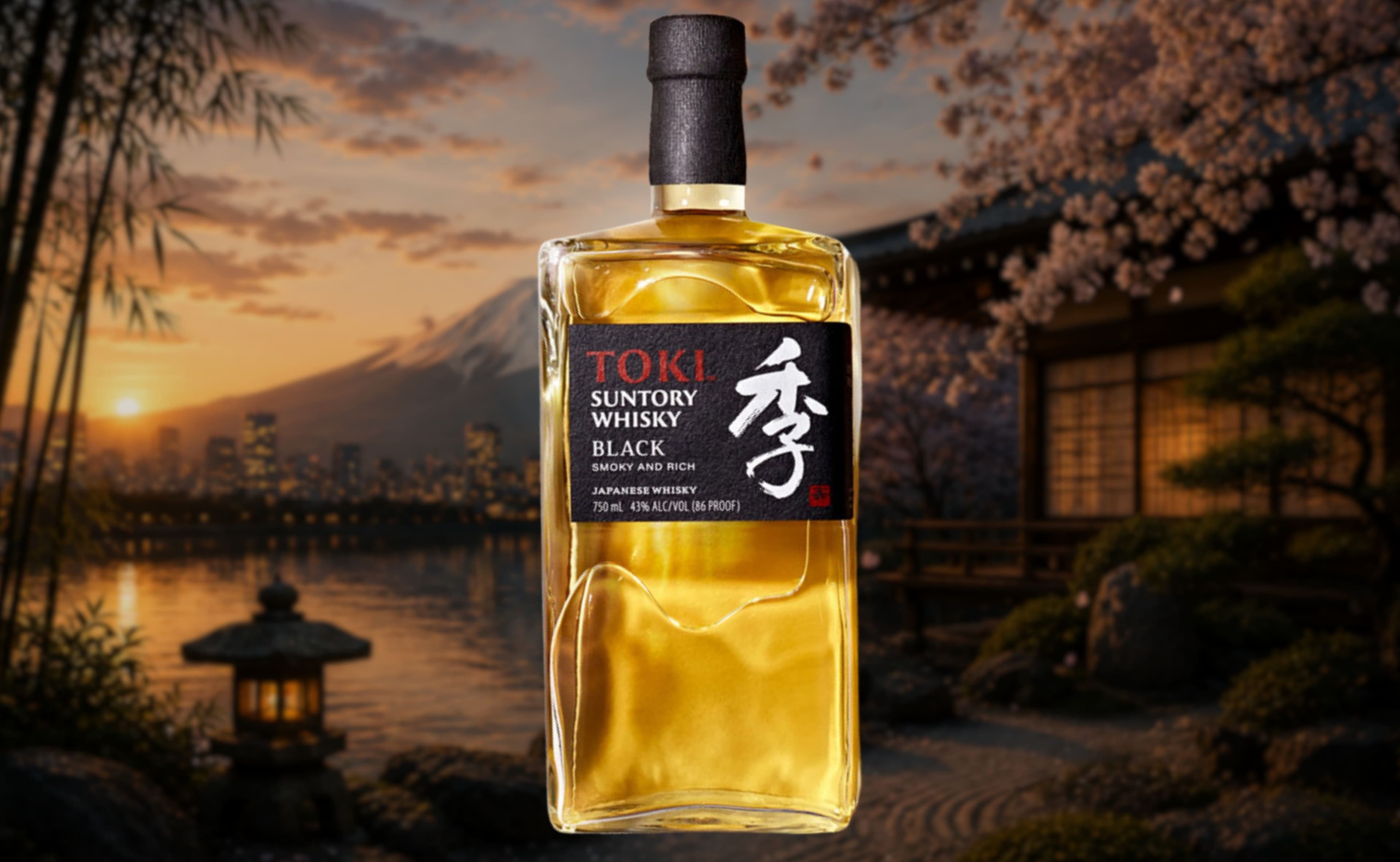 Toki Black: Tributo de Edición Limitada de Suntory a la Cultura de Japón