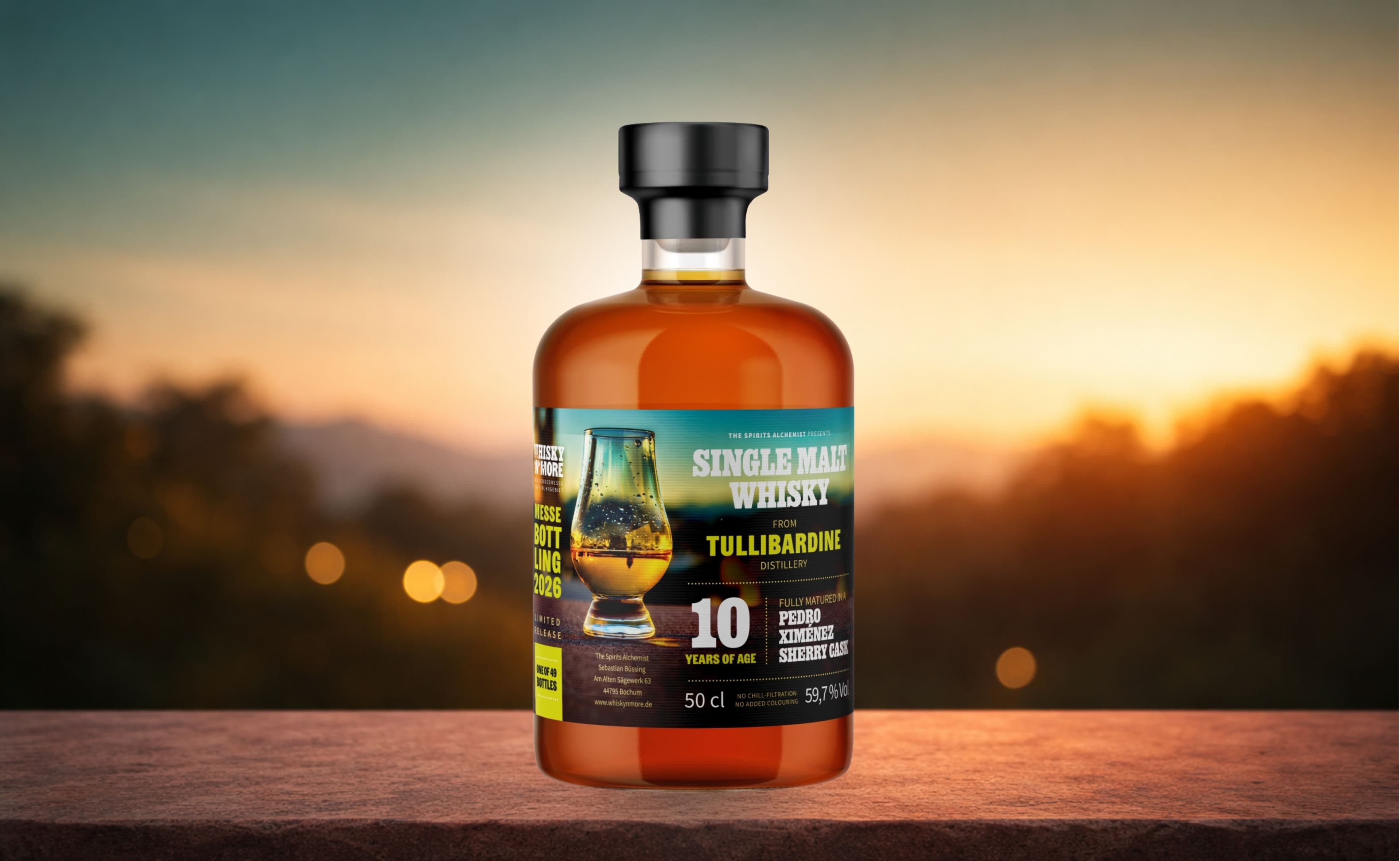 Tullibardine 10 Jahre PX Cask Strength für WHISKY 'N' MORE 2026