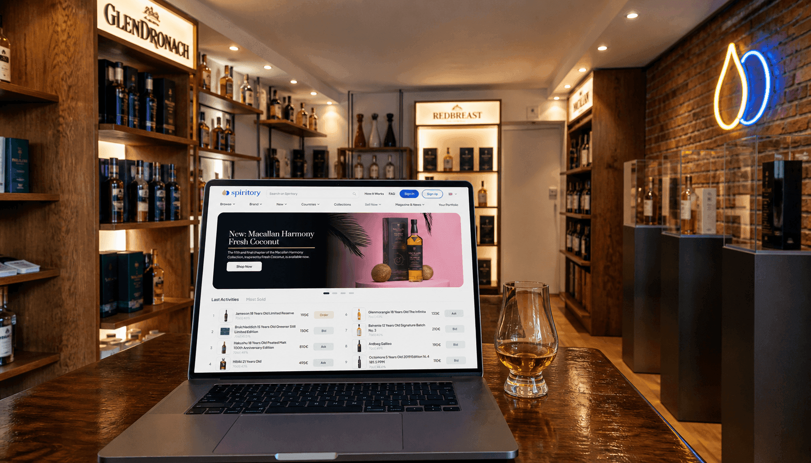 Whisky: Online or Spiritory's Munich Store?