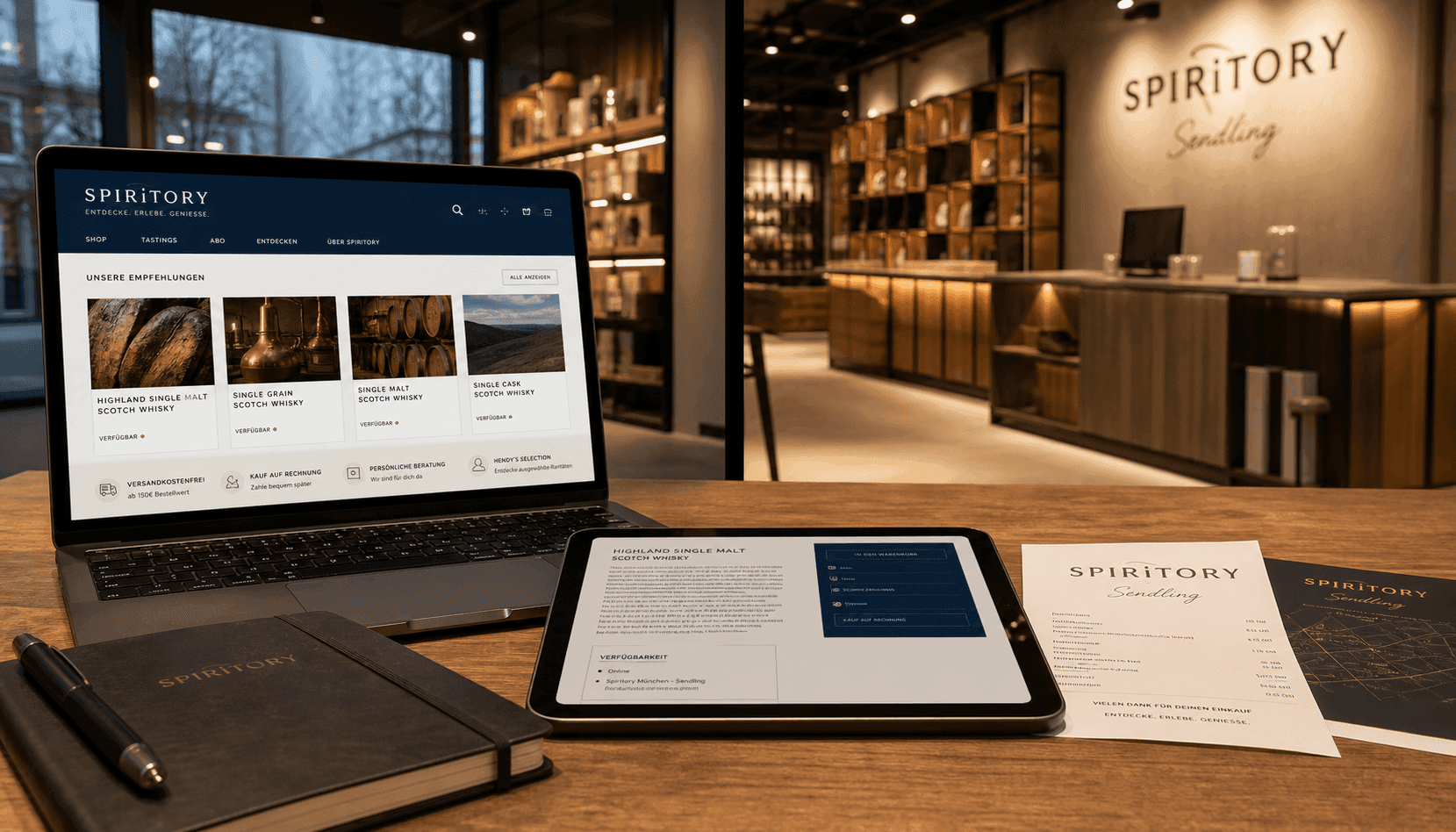 Whisky: ¿Comprar Online o en la Tienda de Munich de Spiritory?